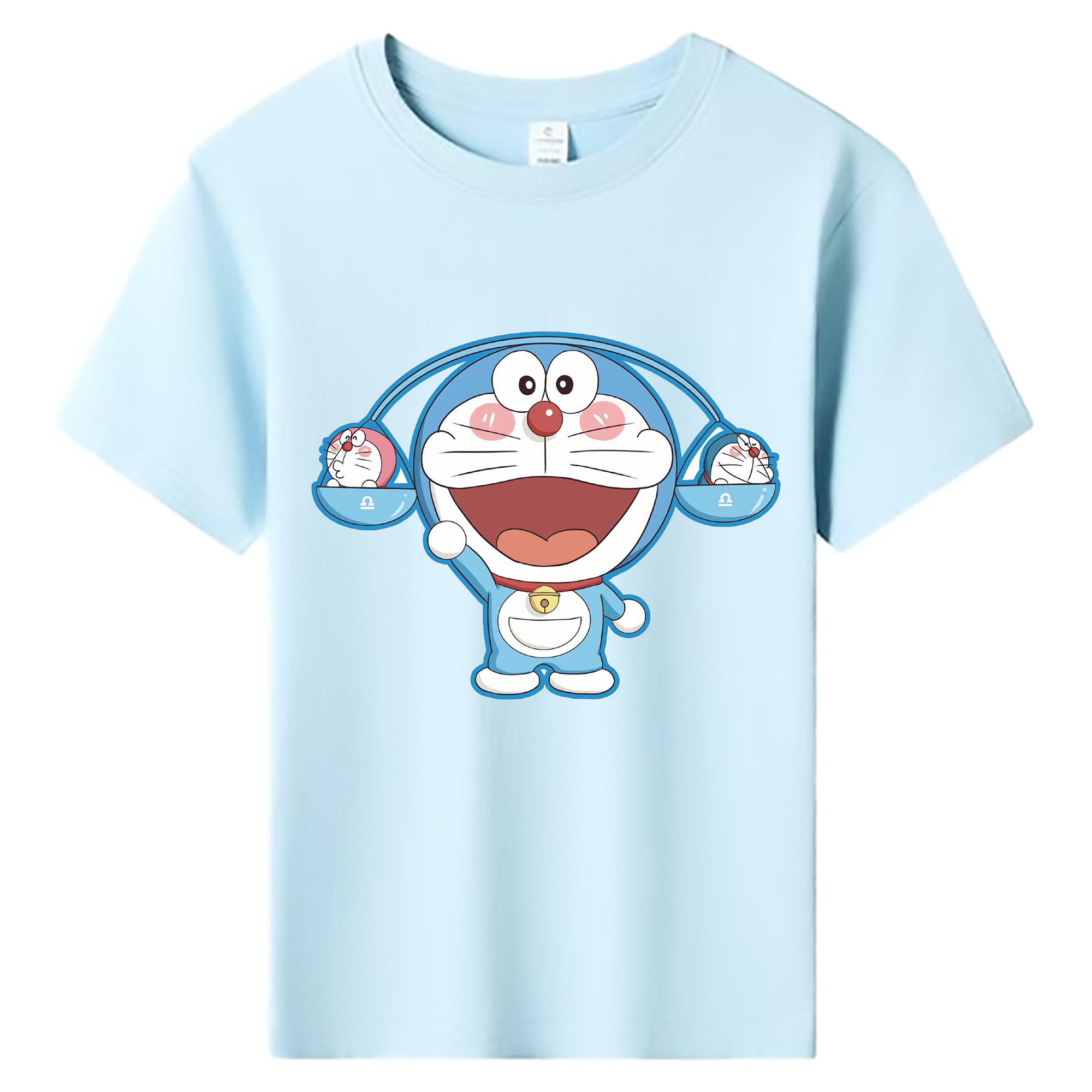 （画像用） ドラえもん Doraemon 綿100％キッズTシャツ（フロントプリント）